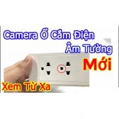 Camera Ngụy Trang Ổ Cắm Điện Âm Tường, Full HD-4K Xem Từ Xa