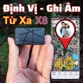 Thiết bị định vị ghi âm trực tiếp từ xa GPS X8